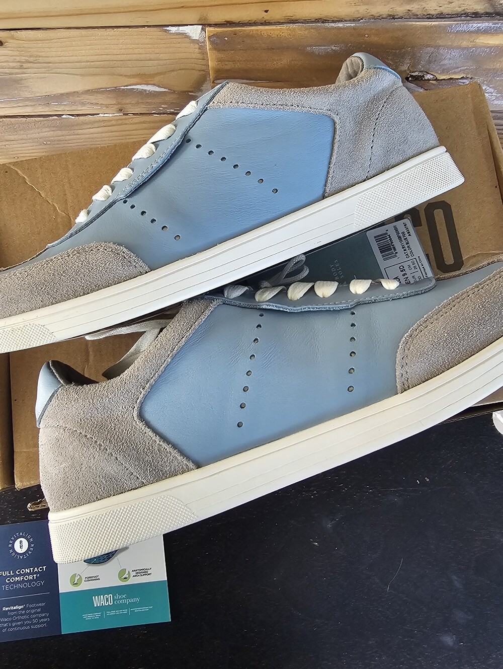 Waco Shoe Company Revitalign Full Contact Comfort Insole Sz 11 Sneaker